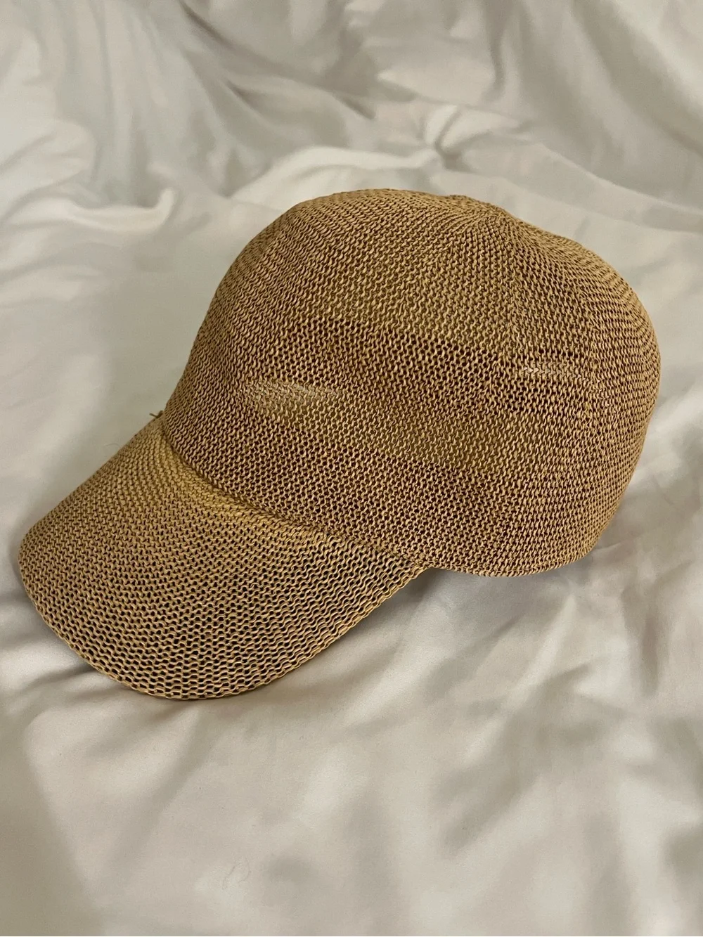 WYETH | Paula Baseball Cap Woven Straw Baseball Cap - Tan